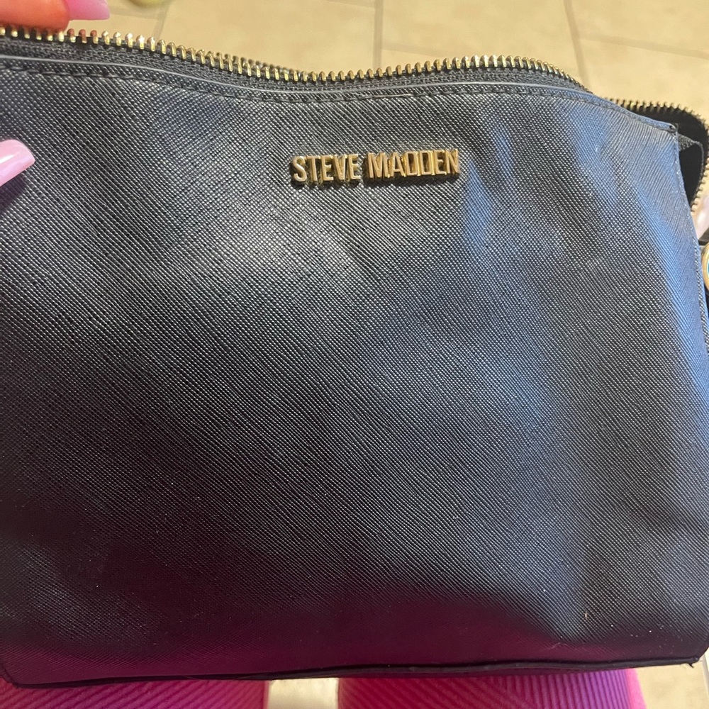 Steve Madden purse, black shoulder bag